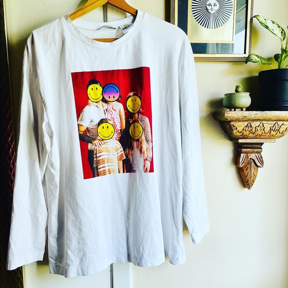 Zara x Smiley originals family tree portrait long sleeve